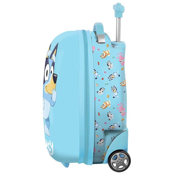 SAFTA Mjuk resväska - Sky Blue Cabin Trolley 28x23x43cm - Kombinationshänglås - 4 360° hjul Himmelsblå