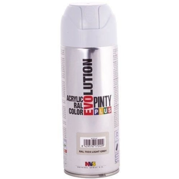 GENERIC - Pinty plus evolution bbe 400ml matt ljusgrå ral 7035 - NOVASOL