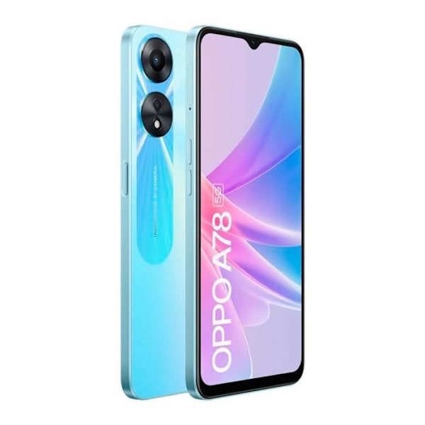Oppo A78 5G 4Gt/128Gt Sininen (Hohtava Sininen) Kaksois-SIM CPH2483