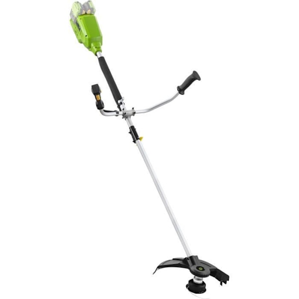 Gräsklippare utan sladd - FIELDMANN - 20V - Klippbredd 37 cm - Batteri och laddare ingår ej Grön och svart