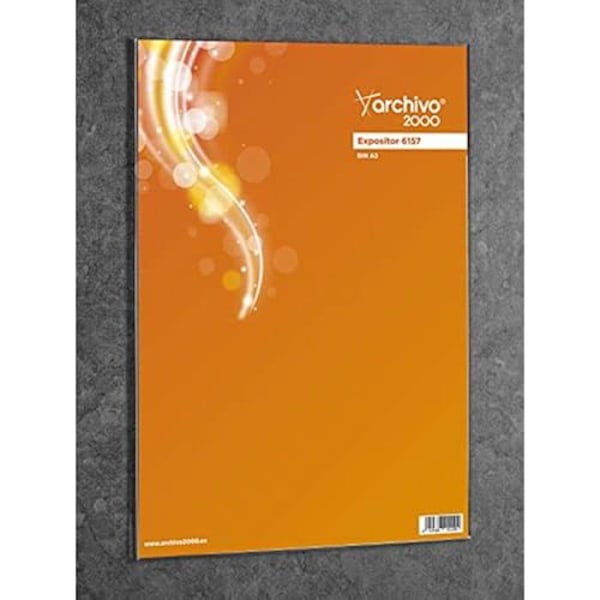 ARCHIVO 2000-6157CSTP seinätuki läpinäkyvää polystyreeniä DIN A3 Transparent