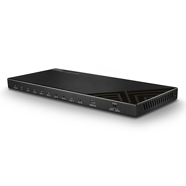 HDMI-splitter - LINDY - 38237 - 8 porte - 3840 x 2160 pixels - Sort.