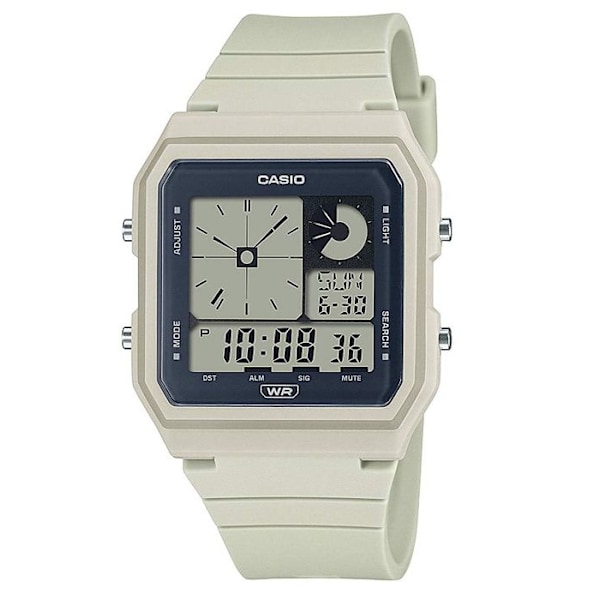 Casio Ur - Unisex - LF-20W-8AEF - Beige Plast - Kvarts - Vandtæt 3 Atm - Digital Beige