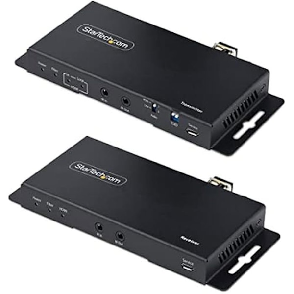 StarTech.com HDMI Extender på fiberoptisk LC, 4K 60Hz op til 1 km (Single Mode) eller 300m (Multimode) - HDR, HDCP, 3,5 mm