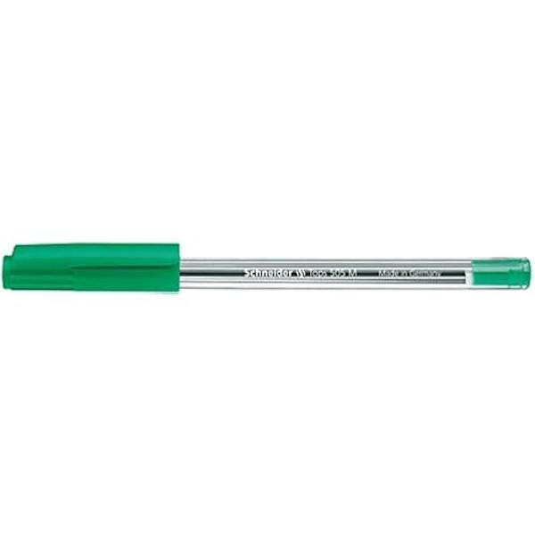Kulspetspenna - SCHNEIDER - Tops 505 - Click cap - Rostfri stålspets M - Grön - Pack of 50 Grön