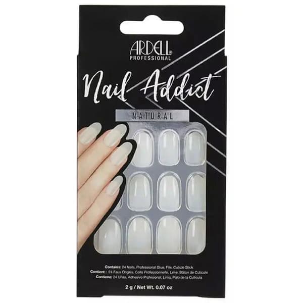 NAIL ADDICT naturlig oval 1 u