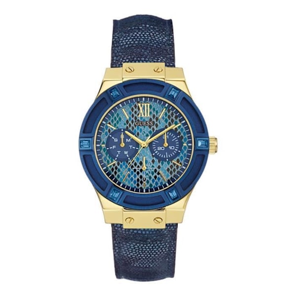 Kvinnoarmbandsur - GUESS - W0289L3 - Läder - Kvarts - 39mm