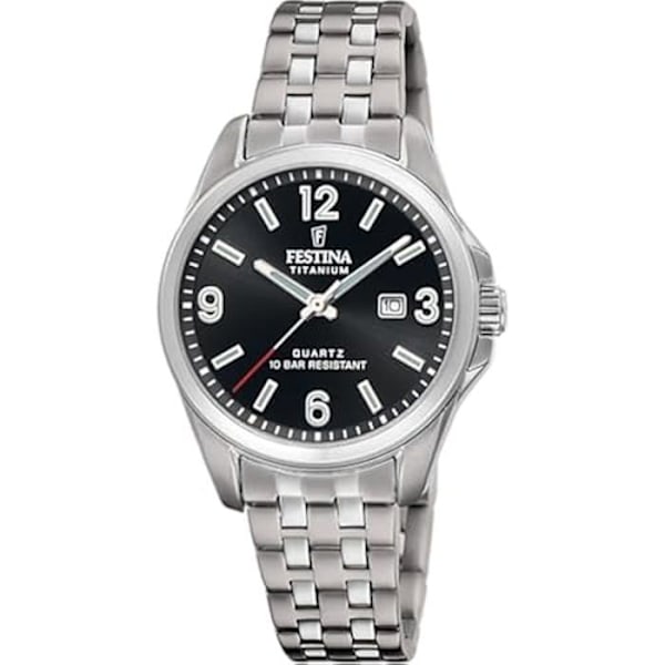 Klocka - FESTINA - F20697/3 - Titanium - Vattentät 10 Atm - Analog display