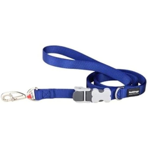 Rød Dingo Super Lead Classic Leash - Marineblå 20mm Marine blå
