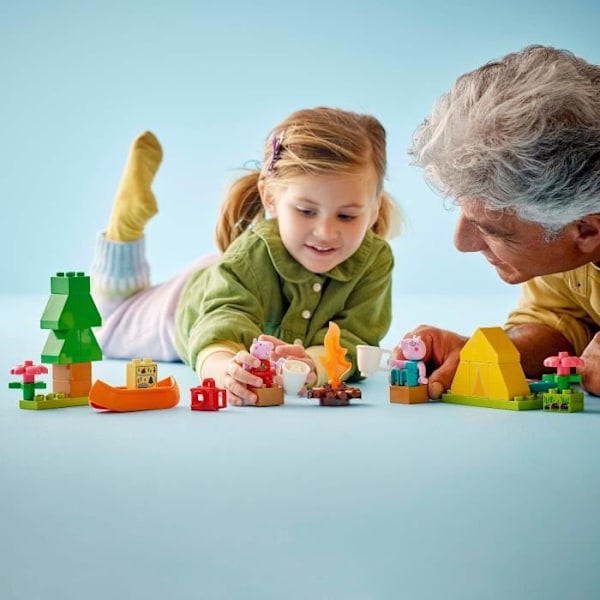 LEGO DUPLO Peppa Pig 10452 Campingsemestern - Byggset för barn från 2 år Flerfärgad