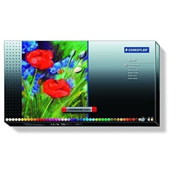 Oljepasteller - STAEDTLER - KARAT 2420 C12 - 48 färgers assortering - Blandad - Hög kvalitet Färgsortiment