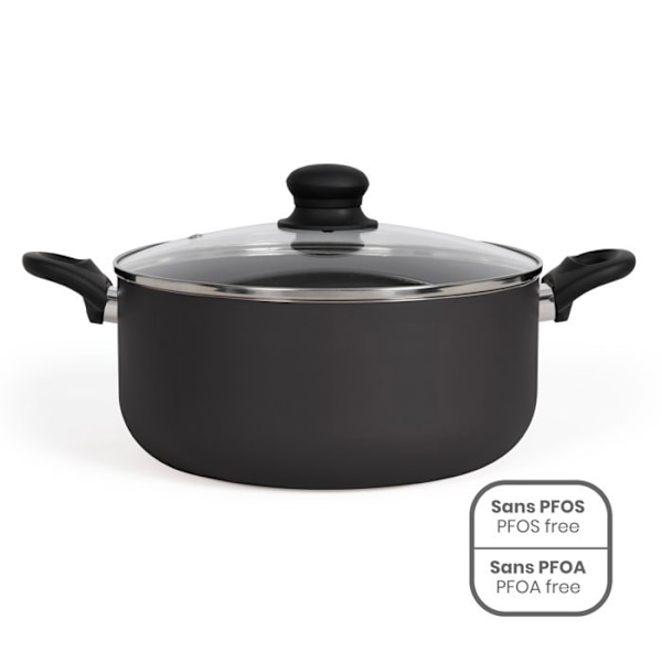 Faitout 28 cm - Livoo - MEP151N - Sort svart