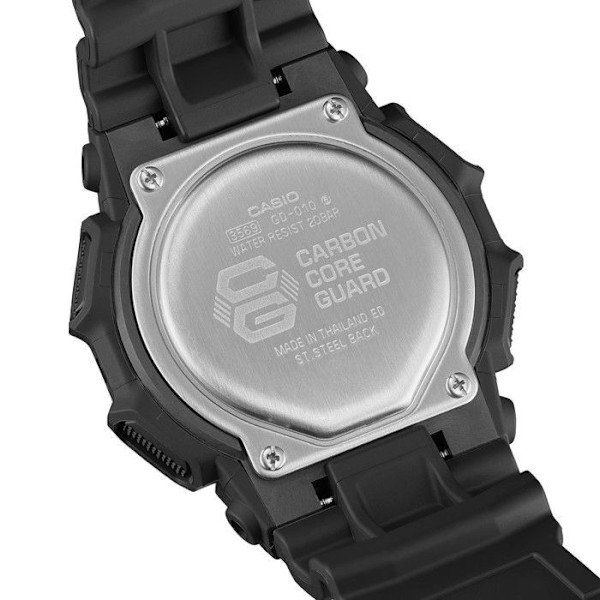 Ur - Casio - GD-010-1A1ER - Sort Plastik - 20 bar - Digital Svart