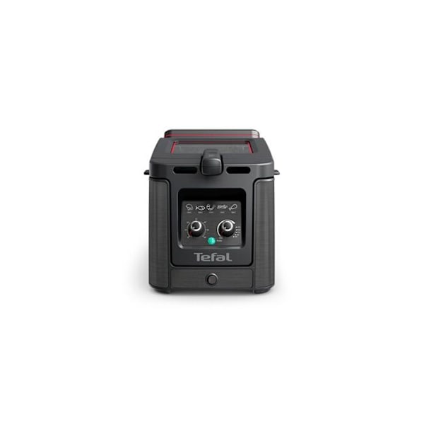 Klassisk Tefal Clear Duo Fritøse, Mindre røg og lugt, Sort, FR600810