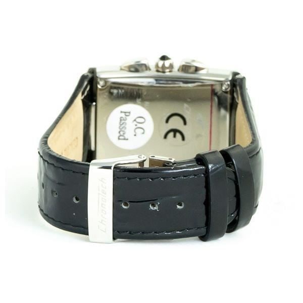 Chronotech CT7018B-04 unisexklocka (28 mm) svart/svart