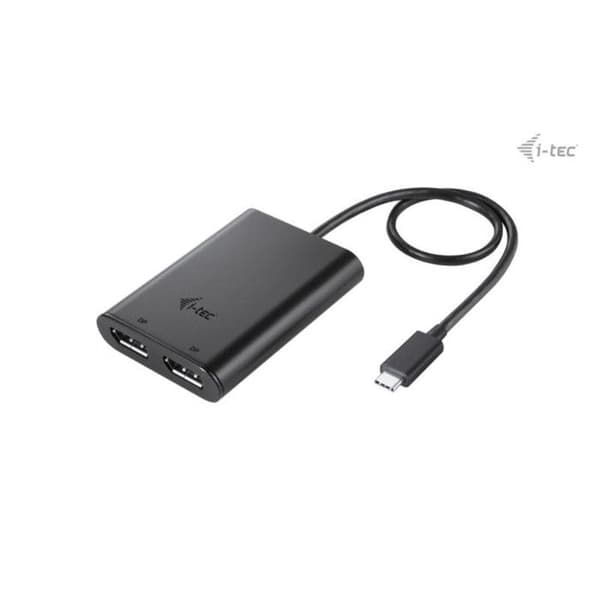 I-Tec C31DUAL4K60DP Musta sovitin