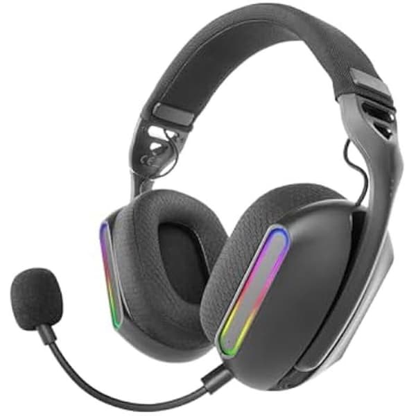 Gaming Headset - MARS GAMING - MHW-PRO - 3D Sound 7.1 - Bluetooth 5.3 - ARGB Flow Lighting
