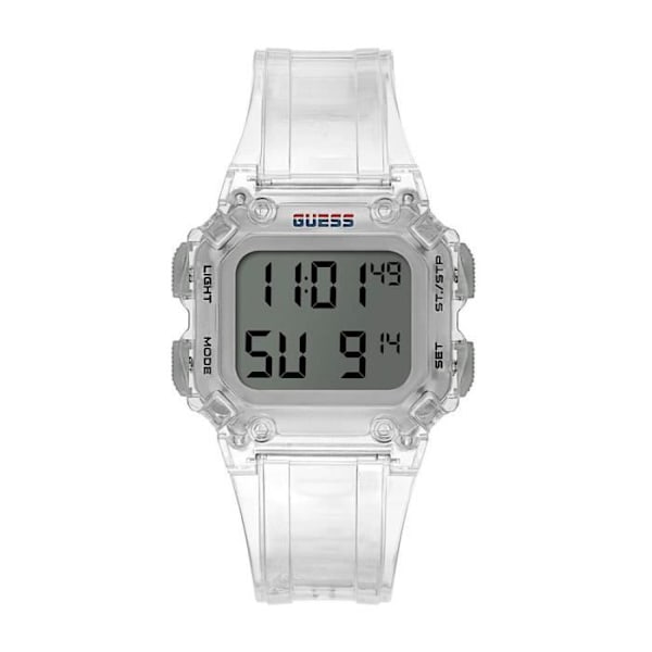 Kellot - GUESS - GW0270G1 - Analoge - Silikoonihihna - Vesitiiviys 5 ATM Transparent
