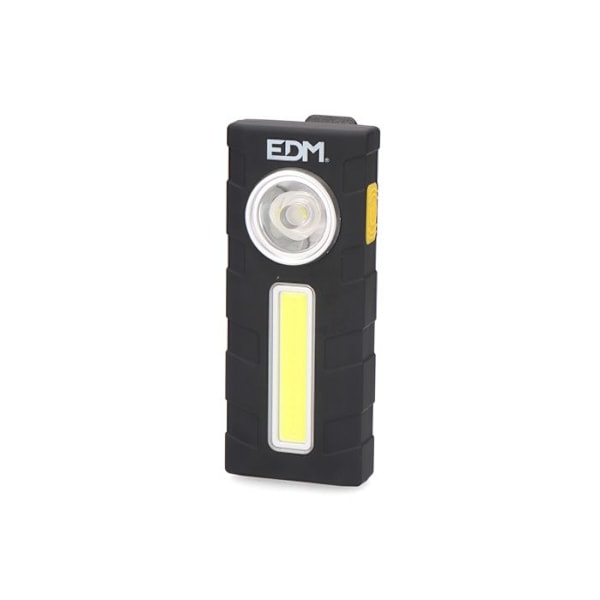 Lommelygte - Edm - 260lm/320lm - Genopladelig USB - 1 Pære - Plastik