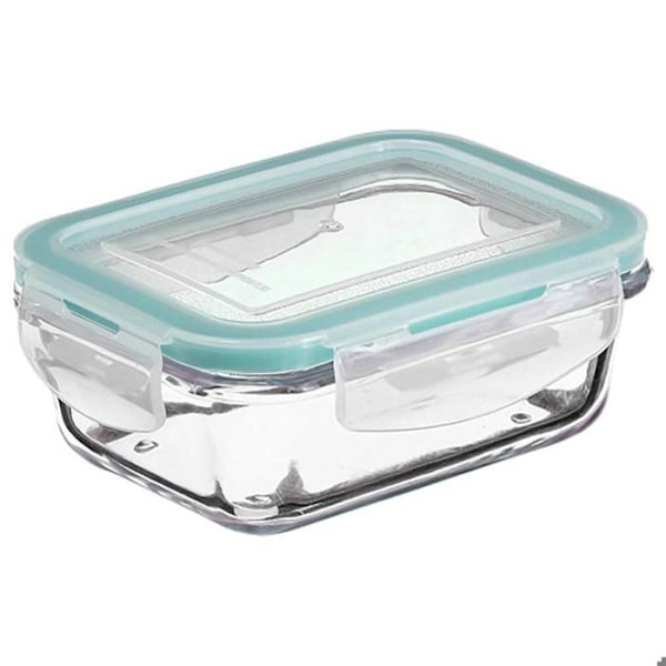 Clipeat Box - AC-DÉCO - 23 x 16,5 x 8,5 cm - Läpinäkyvä lasi - Tilavuus 1,73L Transparent