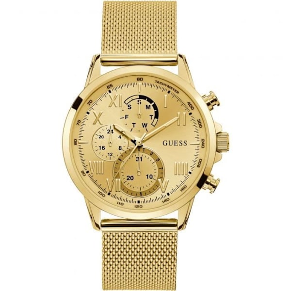 Klocka - Guess - W1310G2 - Rostfritt stål - Guld - Kvarts - Analogisk gyllene