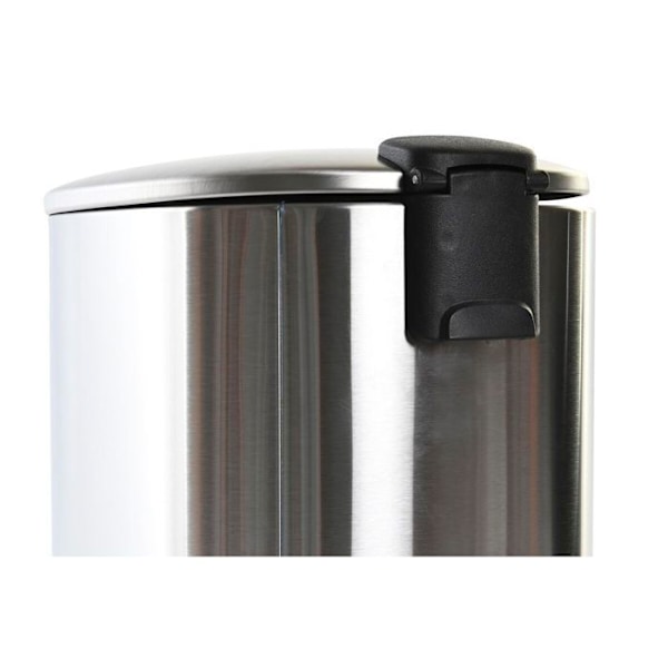 Pedalspand rustfrit stål polypropylen DKD Home Decor silver-