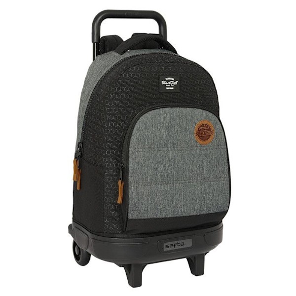 Blackfit8 Vanhan koulun 45 CM Trolley Laadukas reppu pyörillä