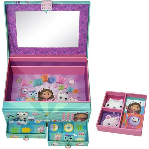 Smyckeslåda - Kids Licensing - Gabbys Dockhus - Turkos - Barn - Flicka turkos