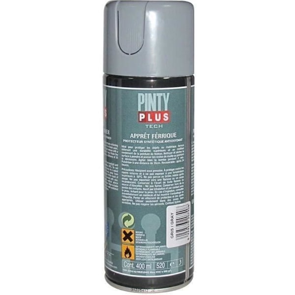 Jern primer spray 400 ml grå Grå