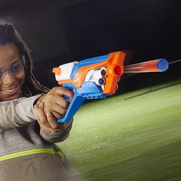 NERF blaster Agility N Series, 12 Nerf N1 dart kun til Nerf N Series blastere, 6 dart løb, udendørs spil Flerfarvet