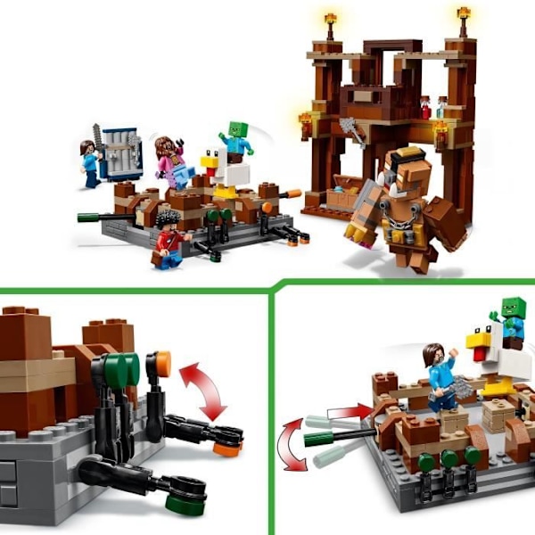 LEGO Minecraft 21272 Le Ring av Manet i Skogen - Byggset för pojkar från 10 år