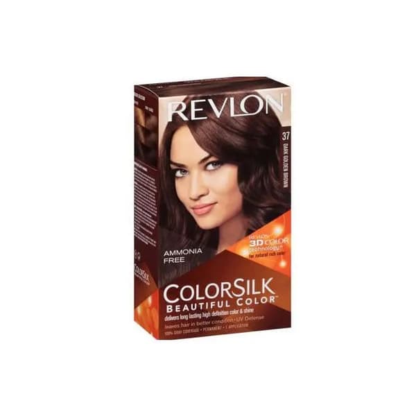 REVLON - Hiusten Väri Väri # 37-Tumma Kulta Ruskea 1 kpl