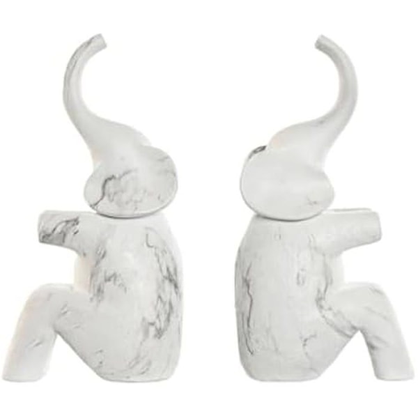 Kirjatelineet - HOME ESPRIT - Koristeellinen hartsielementti - Monivärinen - 14,5 x 9 x 29,5 cm Flerfärgad