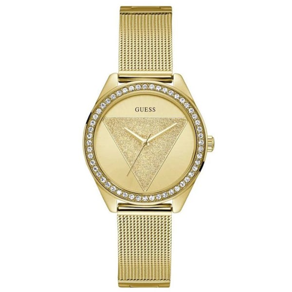 Klocka - Guess - Tri Glitz W1142L2 - Rostfritt stål - Kvarts - Guld Gul