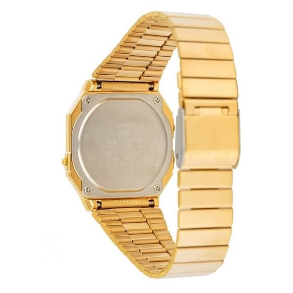 Ur - CASIO - A700WEVG-9AEF - Guld Rustfrit stål - Vandafvisende 3 bar - Digital gyllene