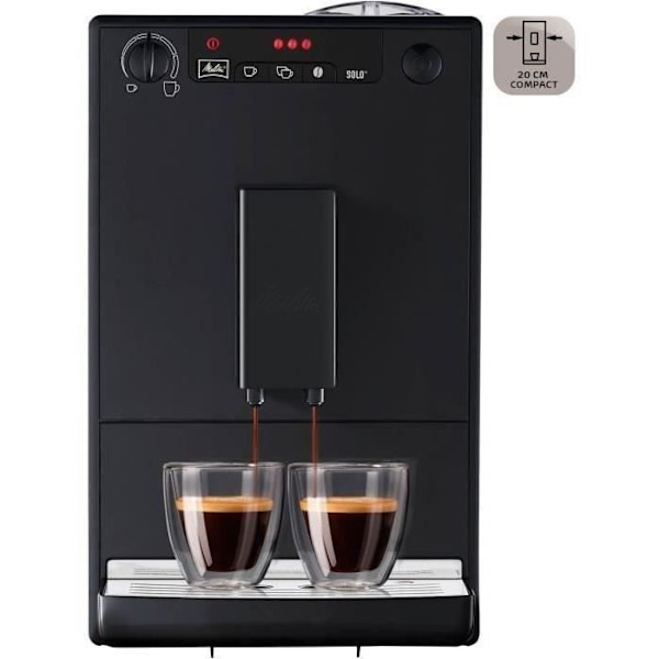 MELITTA Solo kahvipapumyllykone - puhdas musta REN SVART