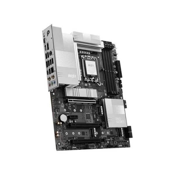 Moderkort - MSI - PRO Z890-P WIFI - Wi-Fi 7, 5G LAN, Thunderbolt 4, PCIe 5.0, silver