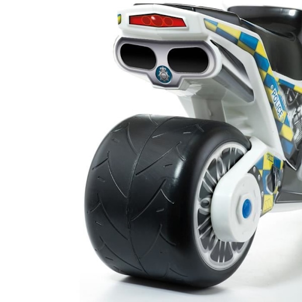 Molto Cross Police Motorcykel Walker Hvid - MOLTO - 2 hjul - Med pedaler - Udendørs Vit