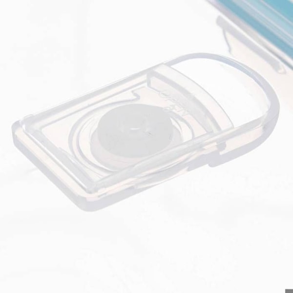 Opbevaringsboks - FEM - Clipeat - Glas - 1,18 L - 18,2 x 18,2 x 7,4 cm Transparent
