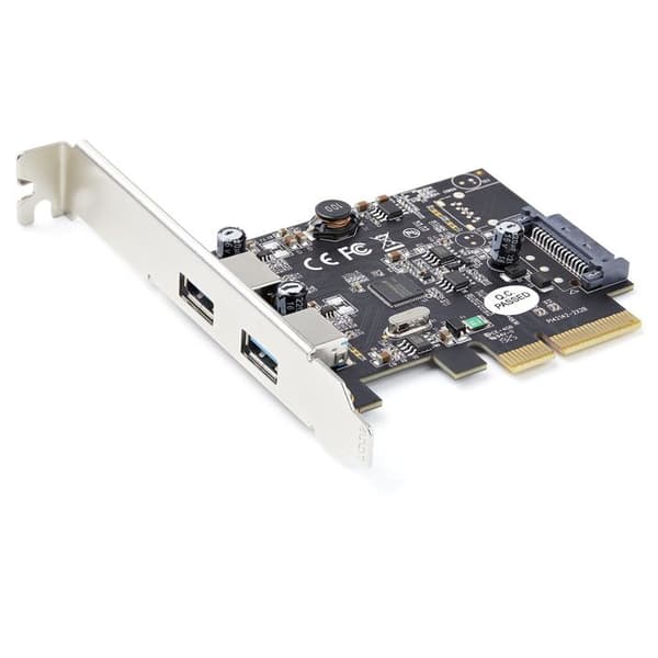 PCI-kortti - STARTECH - PEXUSB312A3 - USB 3.2 - SATA-ohjain - Yhteensopiva Windowsin/Linuxin kanssa
