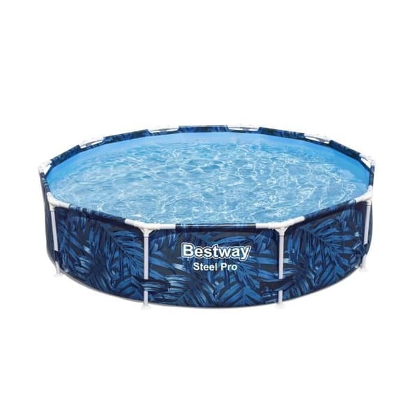 Bestway stålprofi pool - 305 x 66 cm - Rund Blå
