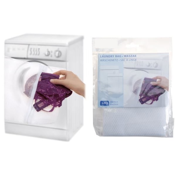 Pyykkiverkko - 2 kpl sarja Vit