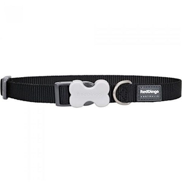 Hundehalsbånd - RED DINGO - Sort - Størrelse 24-37 cm - Bredde 15 mm sort