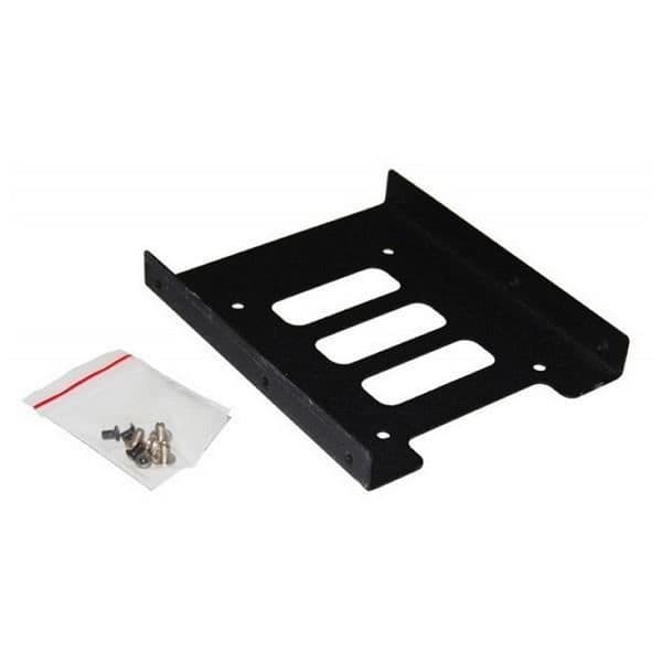 Sovitin - CoolBox - COO-AB3525M - Metallinen - 2,5" -> 3,5" - Musta
