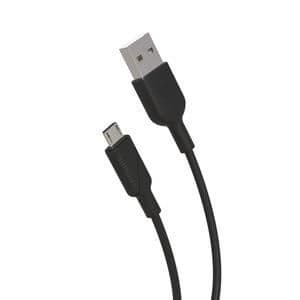 MUVIT FOR CHANGE 12W Bilopladerpakke + Micro USB-kabel - 1,2 m - Sort Sort