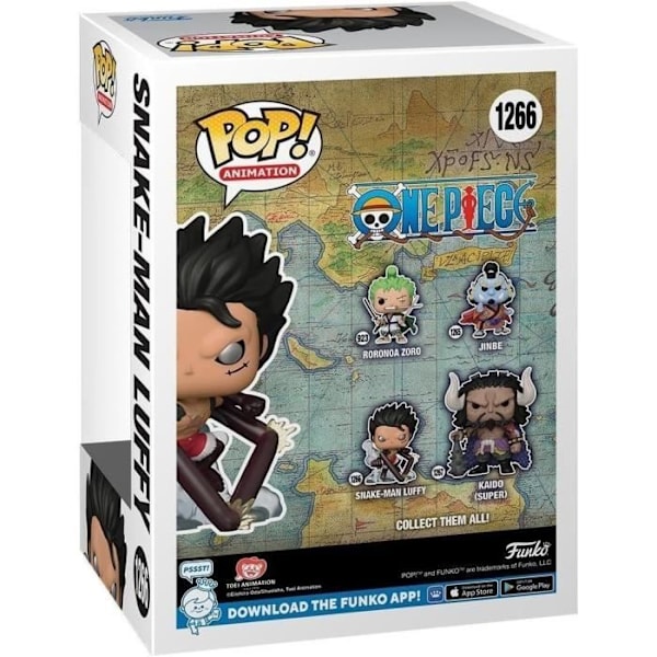 Figurine - FUNKO POP - Animation One Piece - Snake-Man Monkey D. Luffy - 1 266 Flerfärgad