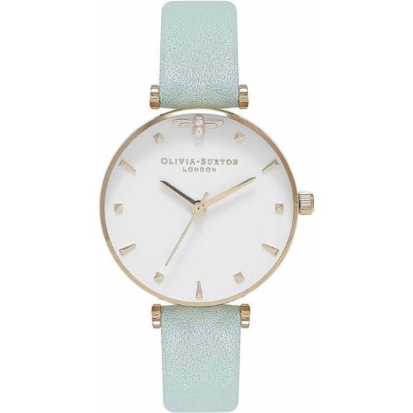 Olivia Burton Armbåndsur - OB16AM143 - Analogt kvartsur til kvinder med mintgrøn læderrem