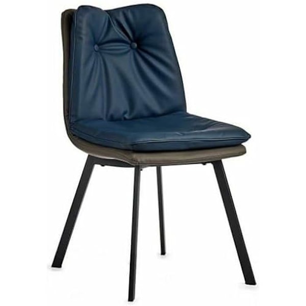 Fåtölj - PRESENTDEKOR - Estándar - Legerat stål - Fuskläder - Flerfärgad - 1 sits mångfärgad