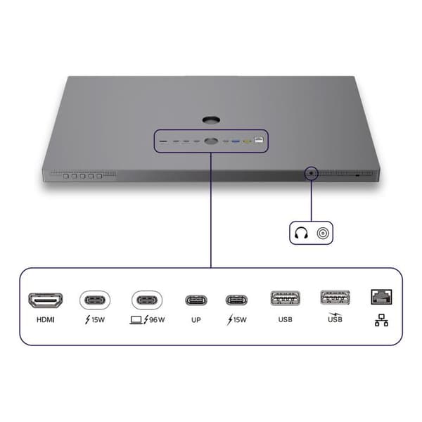 Philips Brilliance 27E3U7903 Näyttö 27" 5K Ultra HD IPS Thunderbolt 4 Harmaa