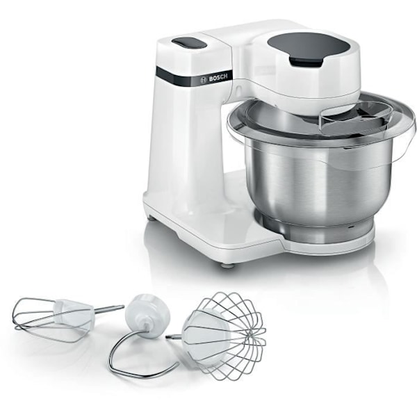 Robotpisker - BOSCH - MUMS2EW00E Serie 2 - 700 W - 4 hastigheder - Hvid Vitt och rostfritt stål